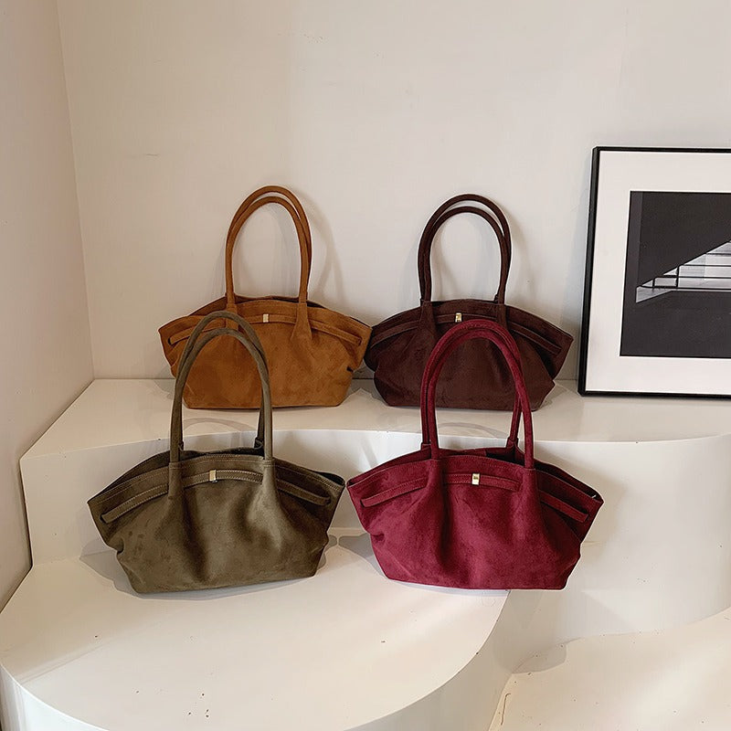 Bayang Sari Suede Tote