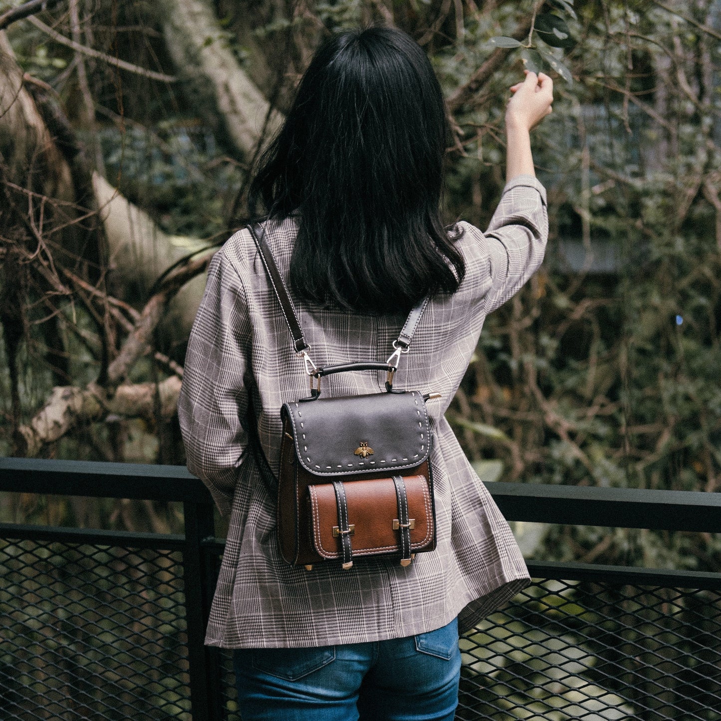 Rimba Jelita Leather Backpack