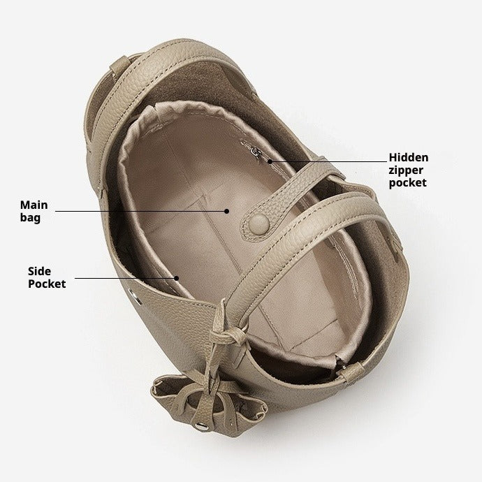 Bayang Sari Ibu Bucket Bag with Mini Pouch