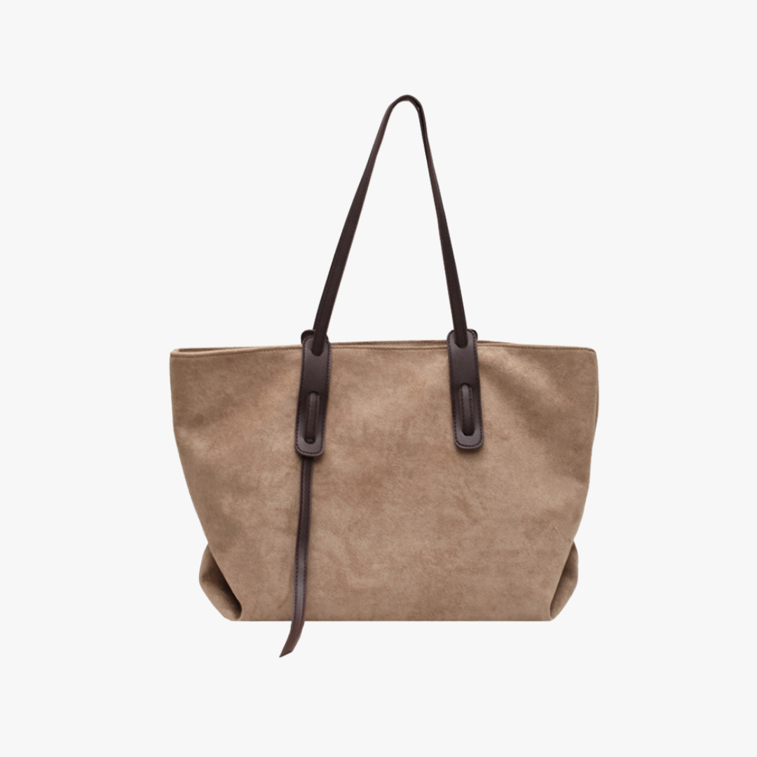 Embun Malam Selasih Suede Tote