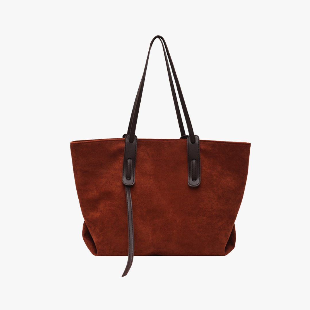 Embun Malam Selasih Suede Tote