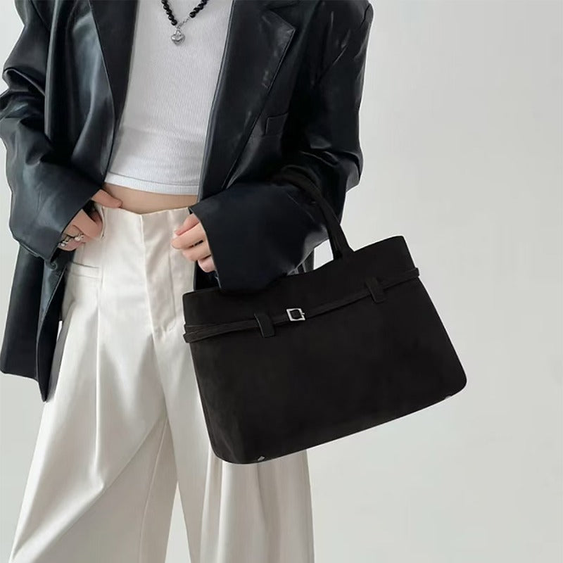 Embun Malam Faux Suede Tote