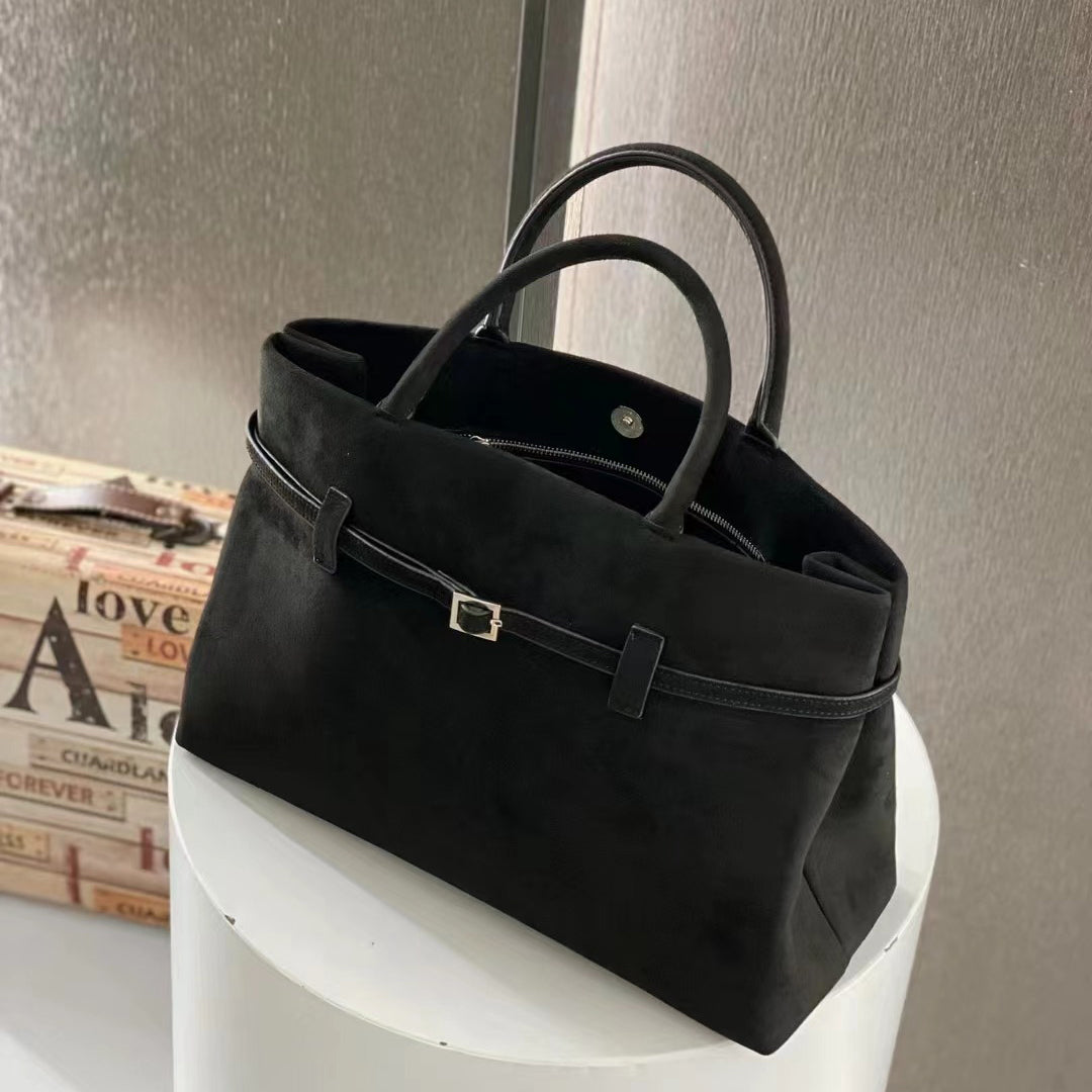 Embun Malam Faux Suede Tote