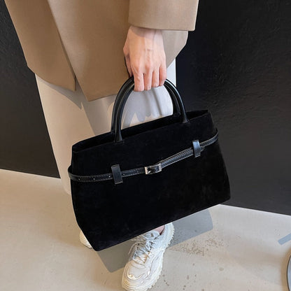 Embun Malam Faux Suede Tote