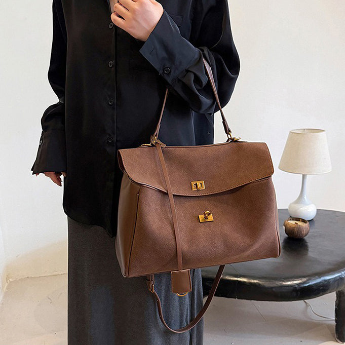 Embun Malam Suede Tote