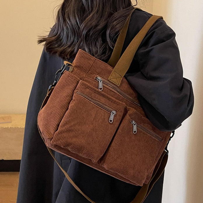 Bayang Sari Corduroy Tote