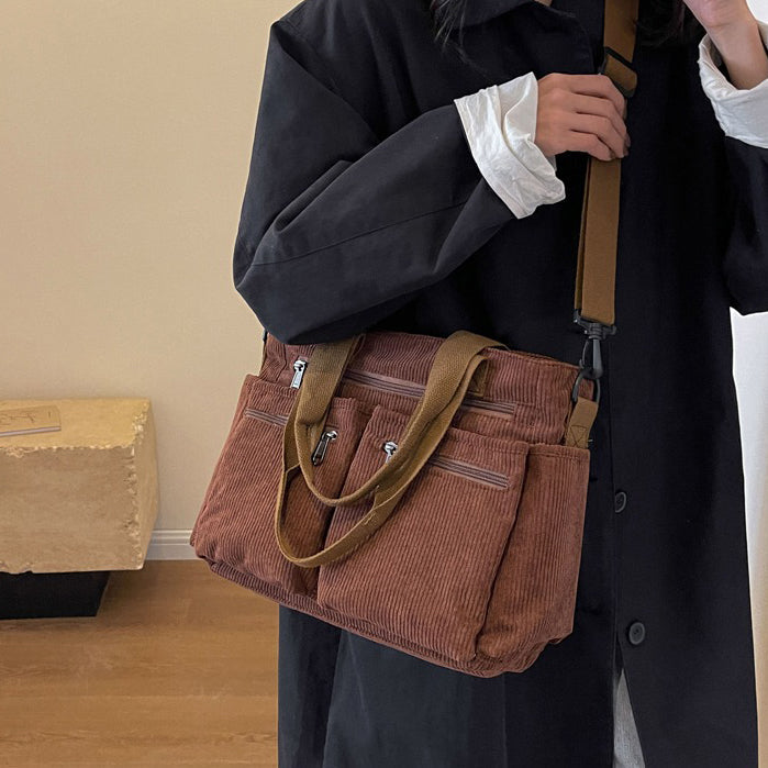 Bayang Sari Corduroy Tote