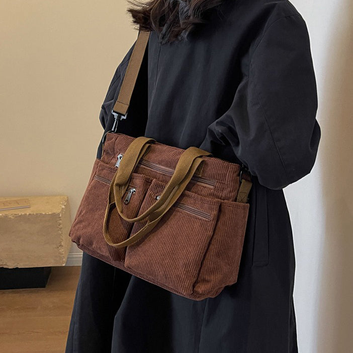 Bayang Sari Corduroy Tote