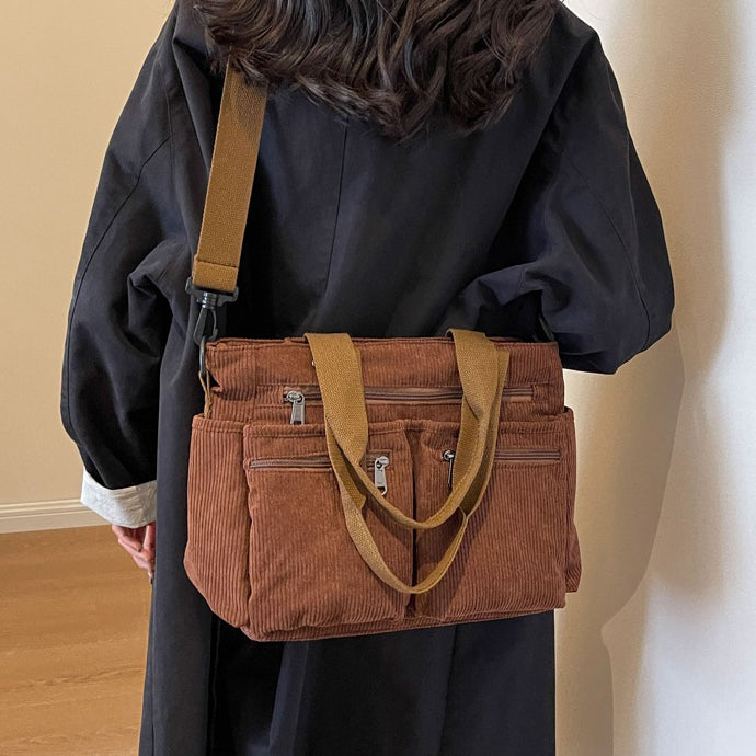 Bayang Sari Corduroy Tote