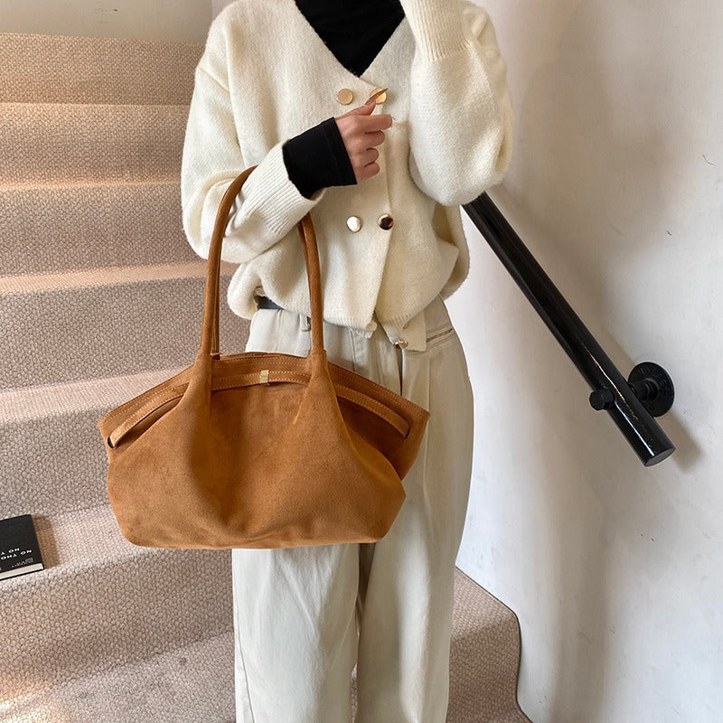 Bayang Sari Suede Tote