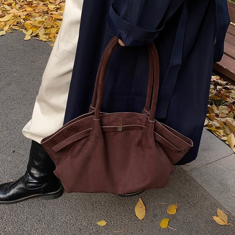 Bayang Sari Suede Tote