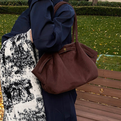 Bayang Sari Suede Tote