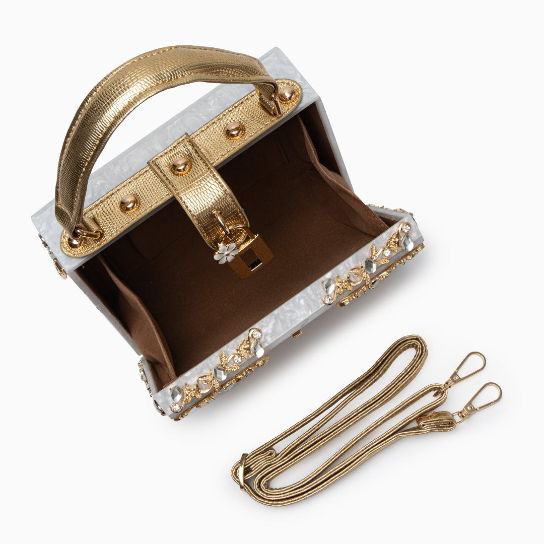 Ratna Sari Acrylic Box Handbag