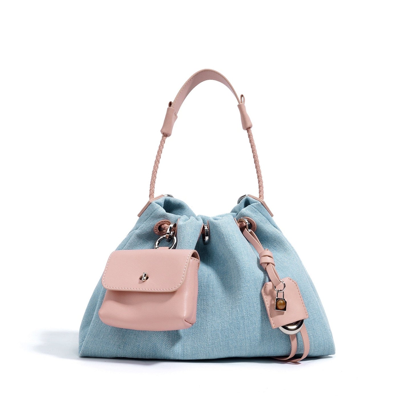 Gemalai Denim Slouch Bucket Bag
