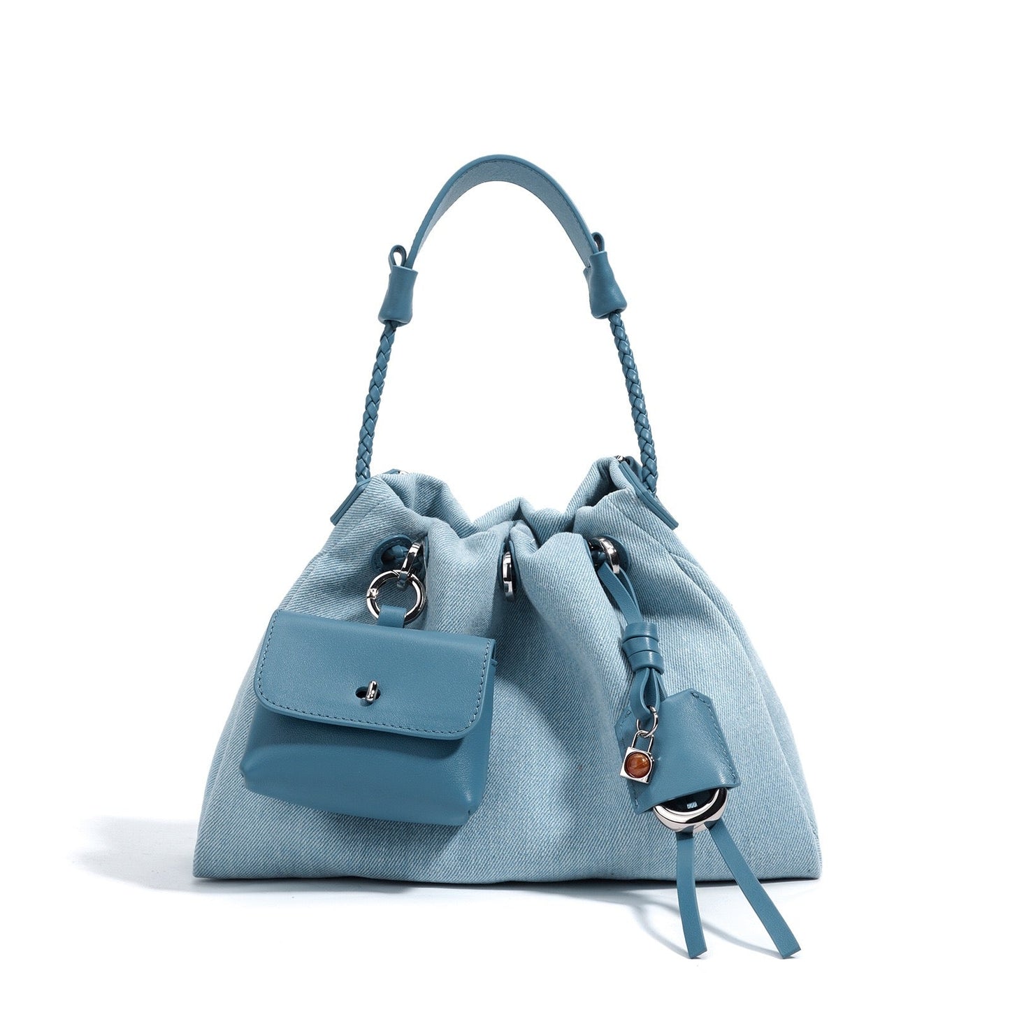 Gemalai Denim Slouch Bucket Bag