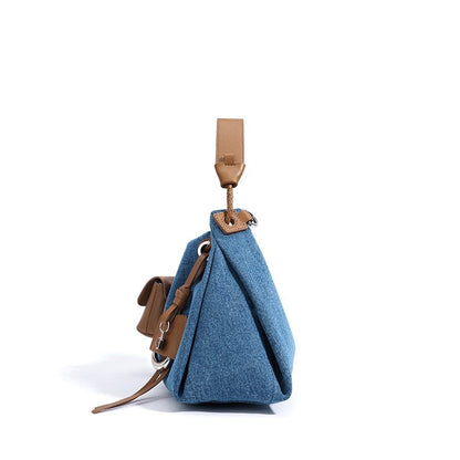 Gemalai Denim Slouch Bucket Bag
