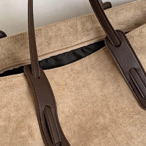 Embun Malam Selasih Suede Tote