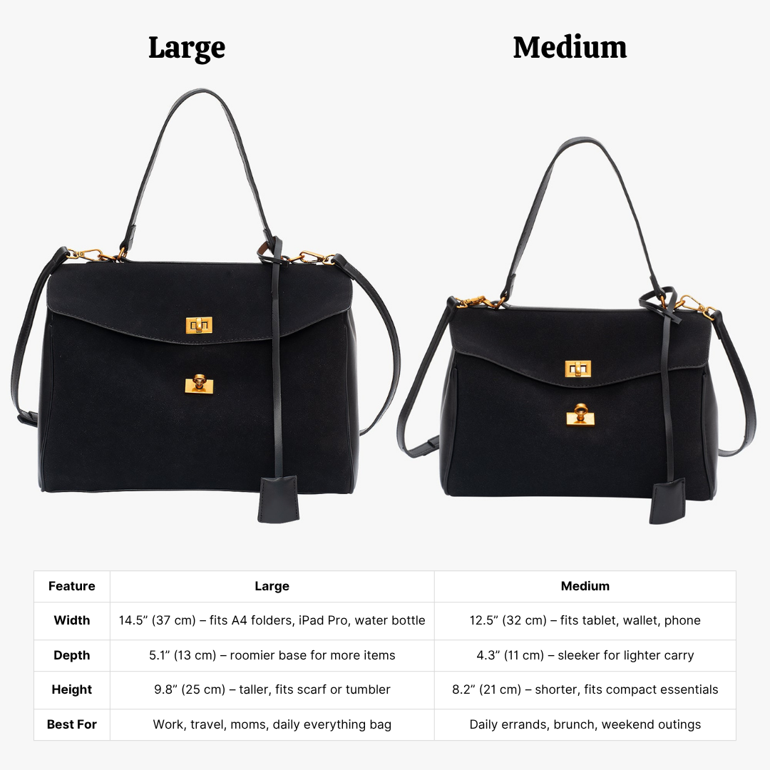 Embun Malam Suede Tote