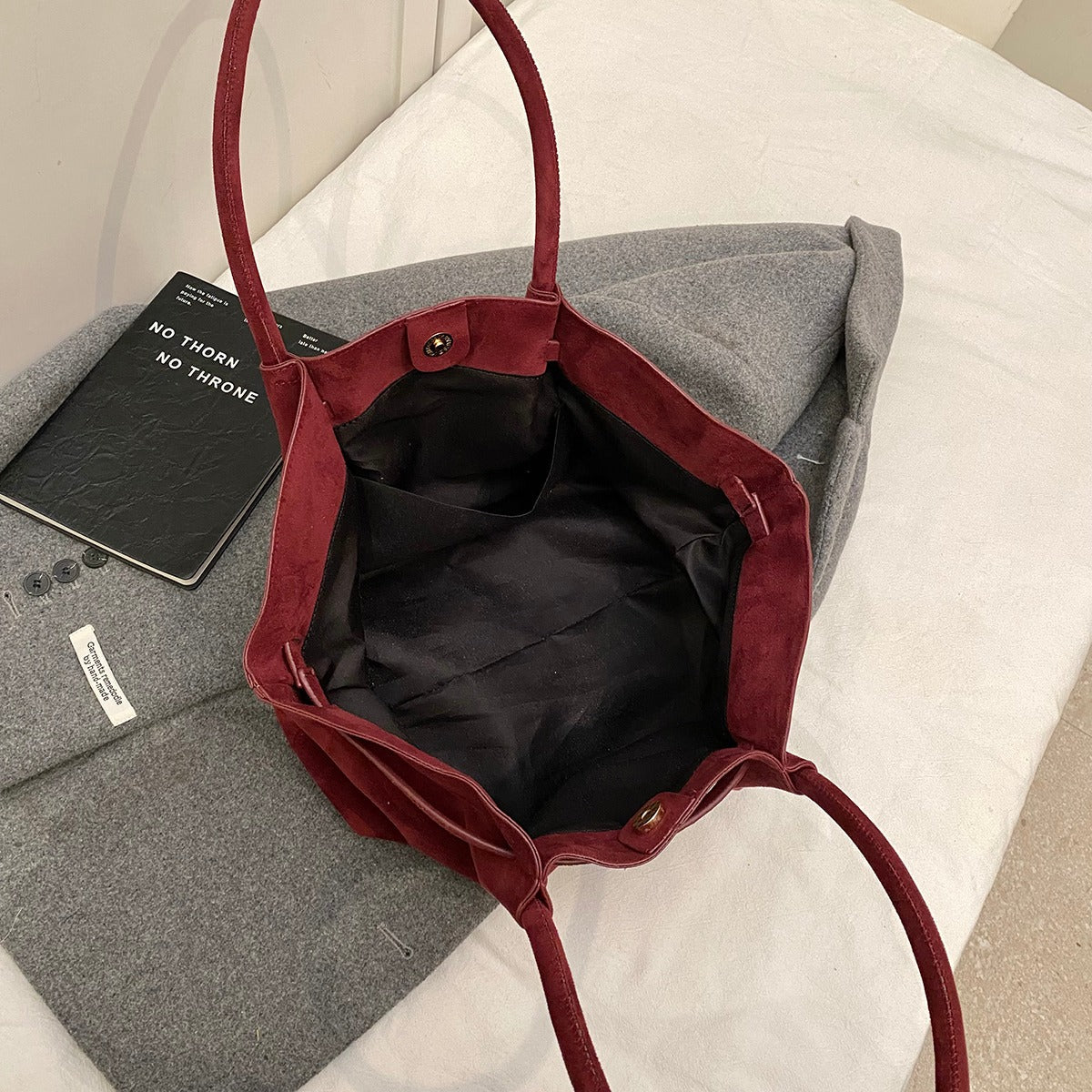 Bayang Sari Suede Tote
