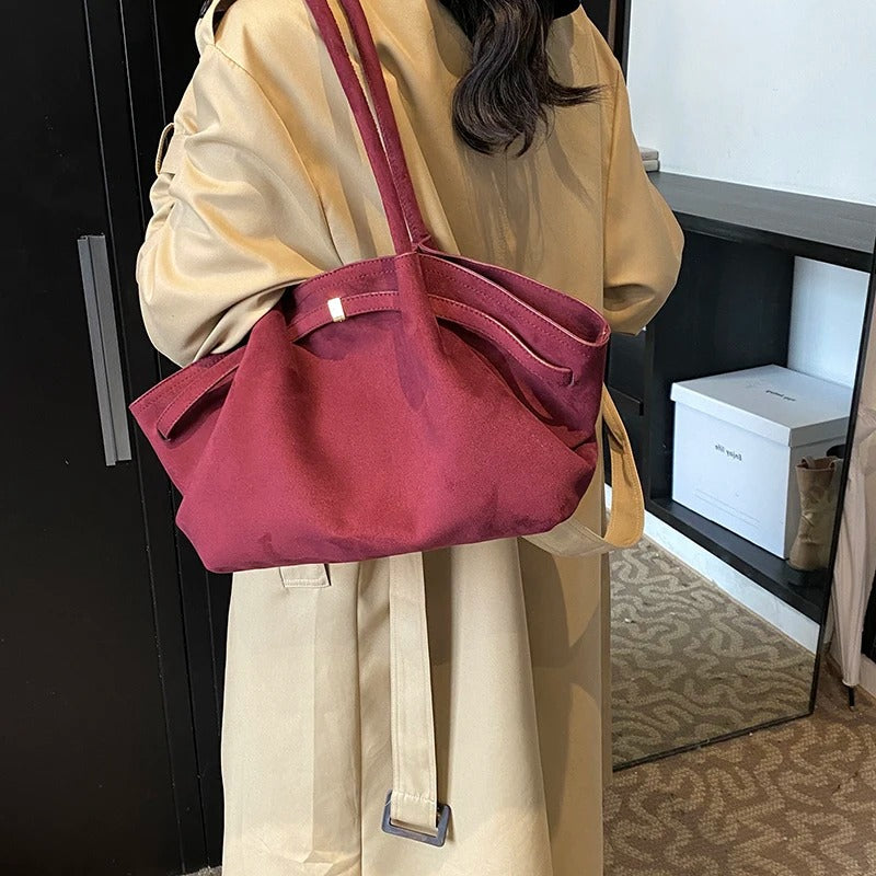 Bayang Sari Suede Tote