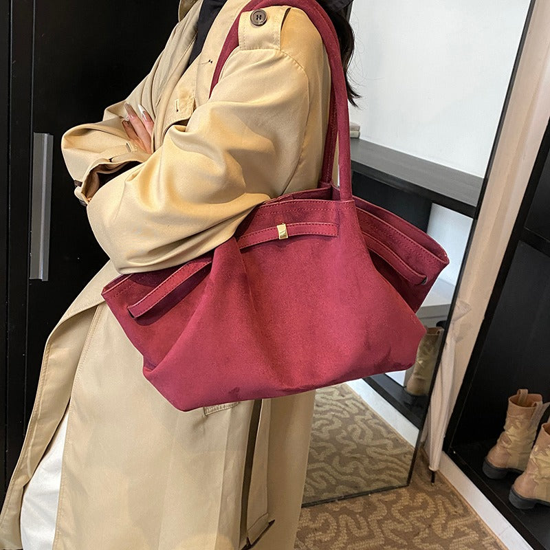 Bayang Sari Suede Tote