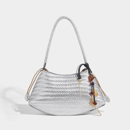 Meluraya Woven Shoulder Bag
