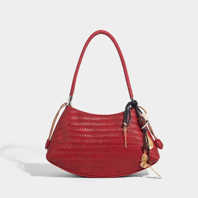 Meluraya Woven Shoulder Bag