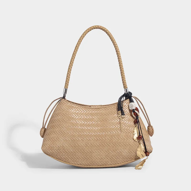 Meluraya Woven Shoulder Bag