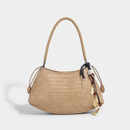 Meluraya Woven Shoulder Bag