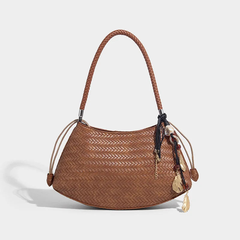 Meluraya Woven Shoulder Bag