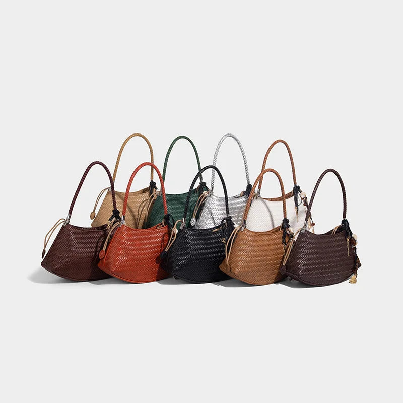 Meluraya Woven Shoulder Bag