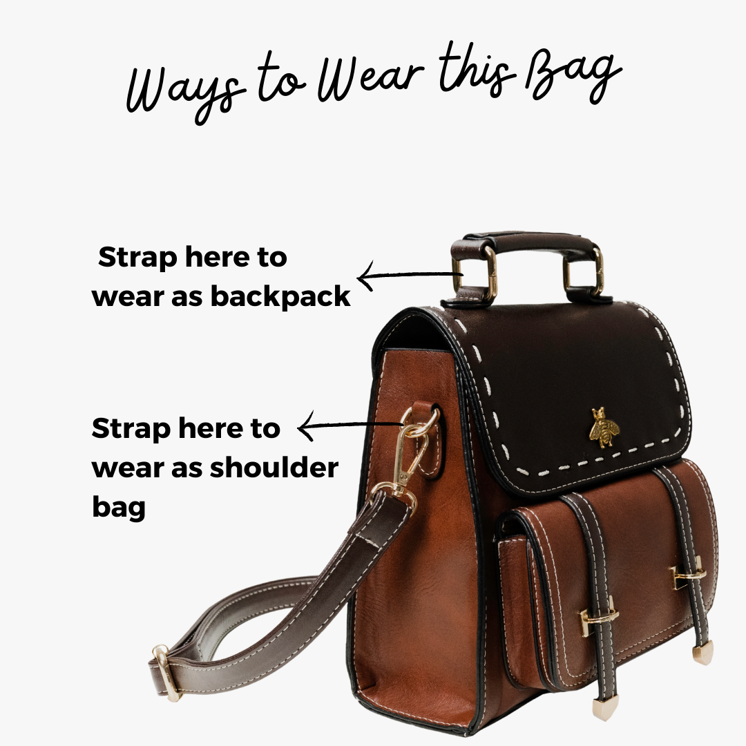 Rimba Jelita Leather Backpack