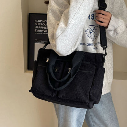 Bayang Sari Corduroy Tote