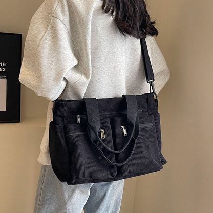 Bayang Sari Corduroy Tote