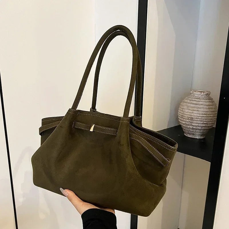 Bayang Sari Suede Tote