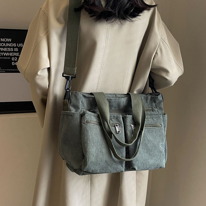 Bayang Sari Corduroy Tote