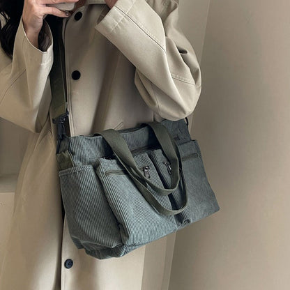 Bayang Sari Corduroy Tote