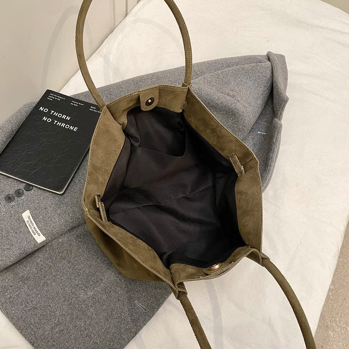 Bayang Sari Suede Tote