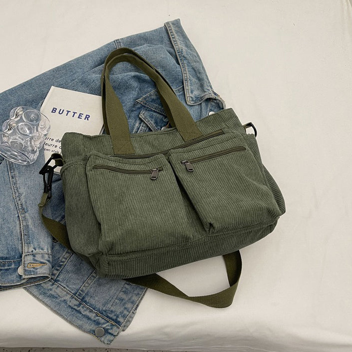 Bayang Sari Corduroy Tote