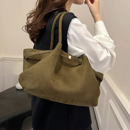 Bayang Sari Suede Tote
