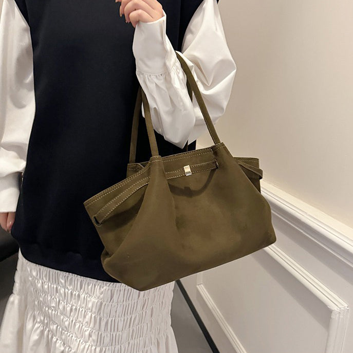 Bayang Sari Suede Tote