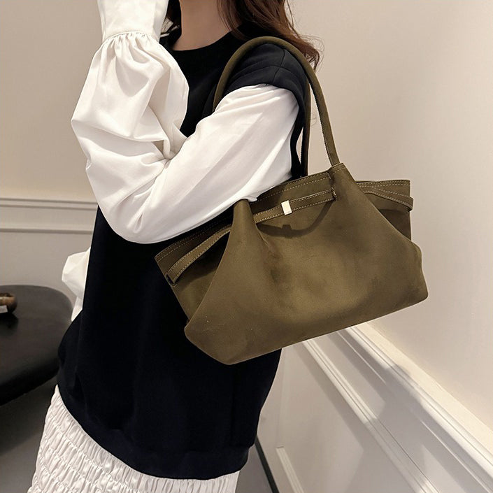 Bayang Sari Suede Tote