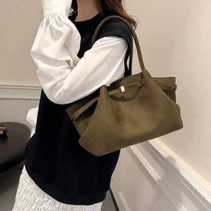 Bayang Sari Suede Tote