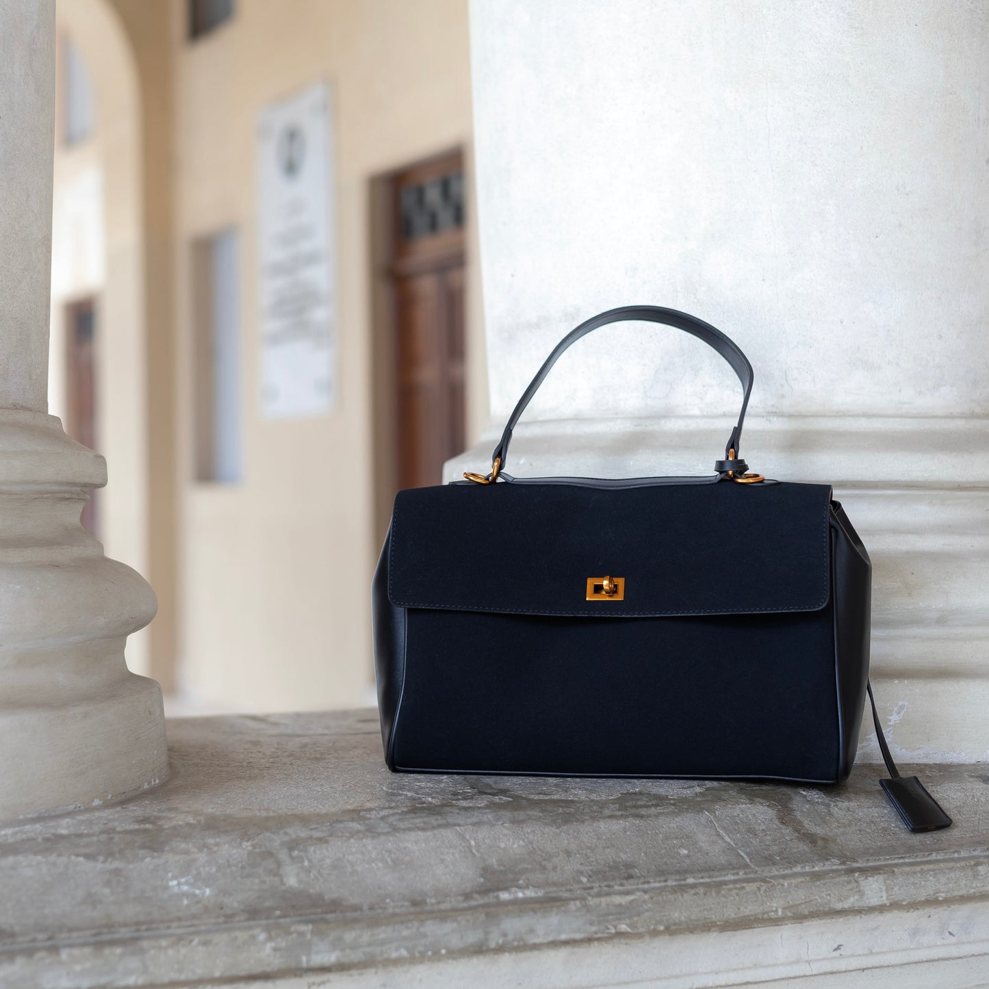 Embun Malam Suede Tote