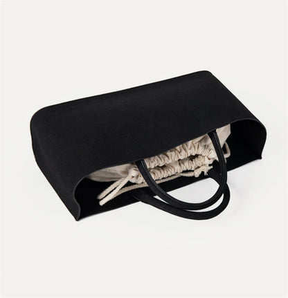 Delima Sakti Suede Tote Bag